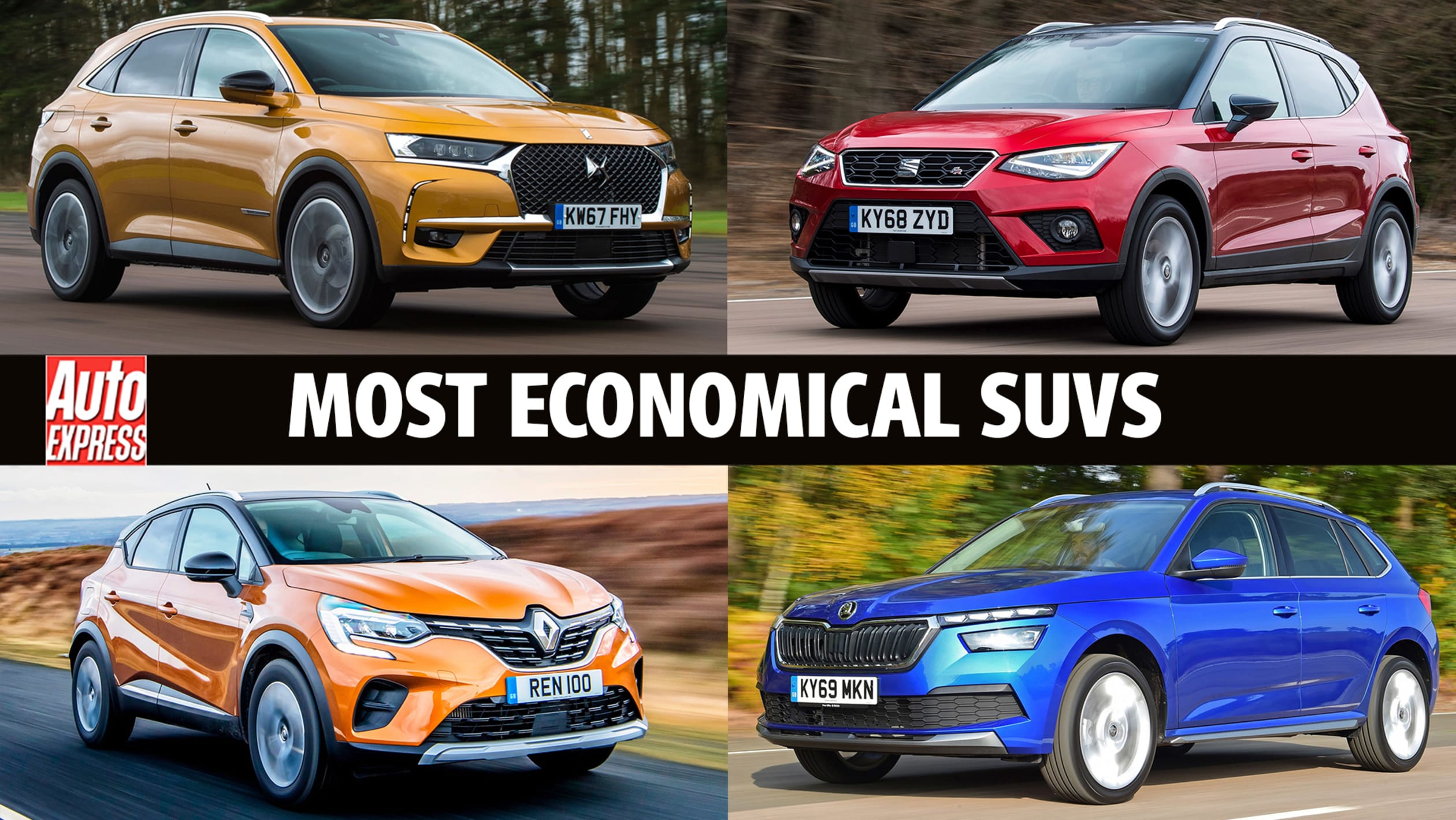 Most economical SUVs, 4x4s and crossovers 2020 Auto Express